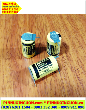 Panasonic BR-1/2AA (chân thép); Pin nuôi nguồn Panasonic BR-1/2AA 1000mAh, Xuất xứ Nhật